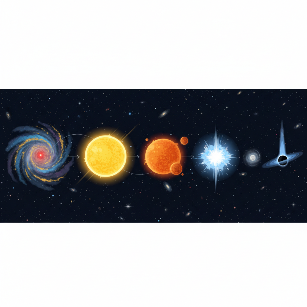 Як народжуються й помирають зорі