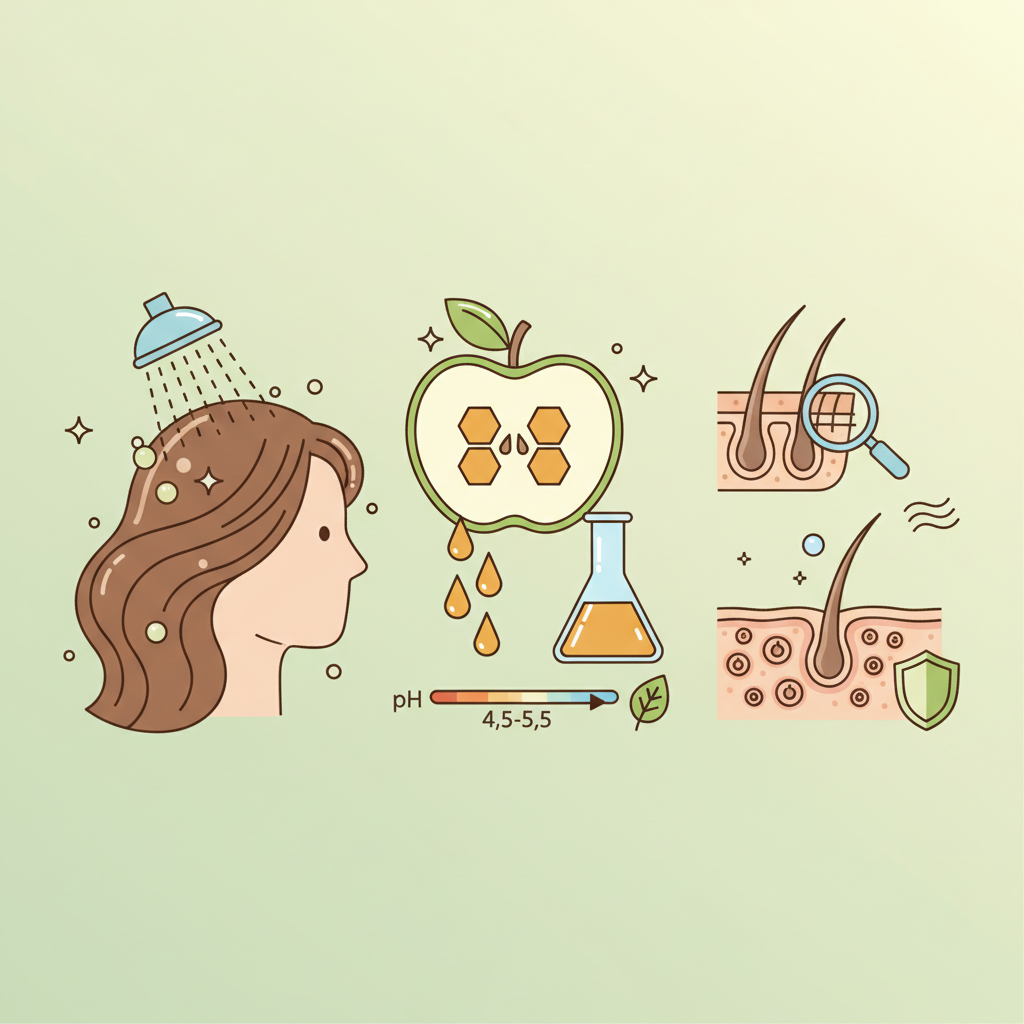 Чому яблучний оцет працює для волосся