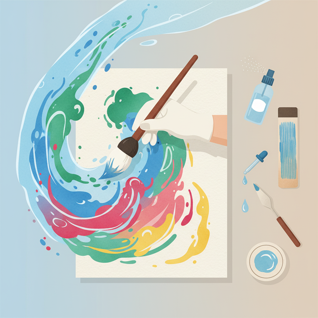 Вода і пігмент: як приручити текучість