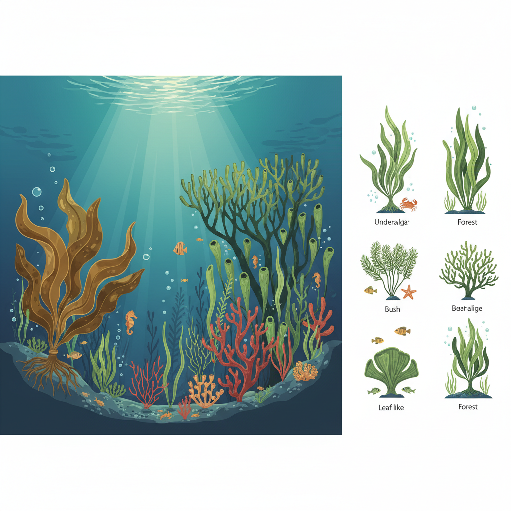 Макроводорості: від листків до підводних лісів