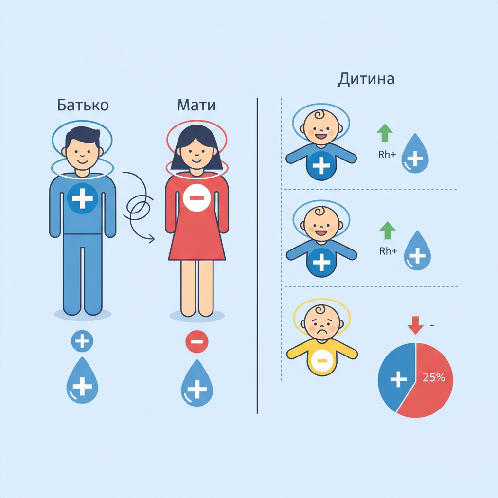 Резус-фактор: що буває у дитини залежно від Rh батьків