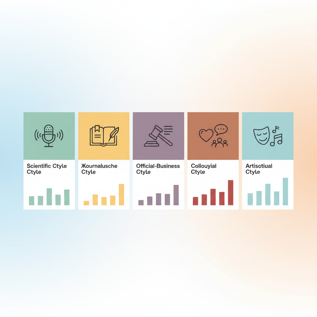 Основні стилі мовлення